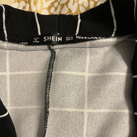 SHEIN 2 Piece Grid Pattern Suit Set - Picture 5 of 7